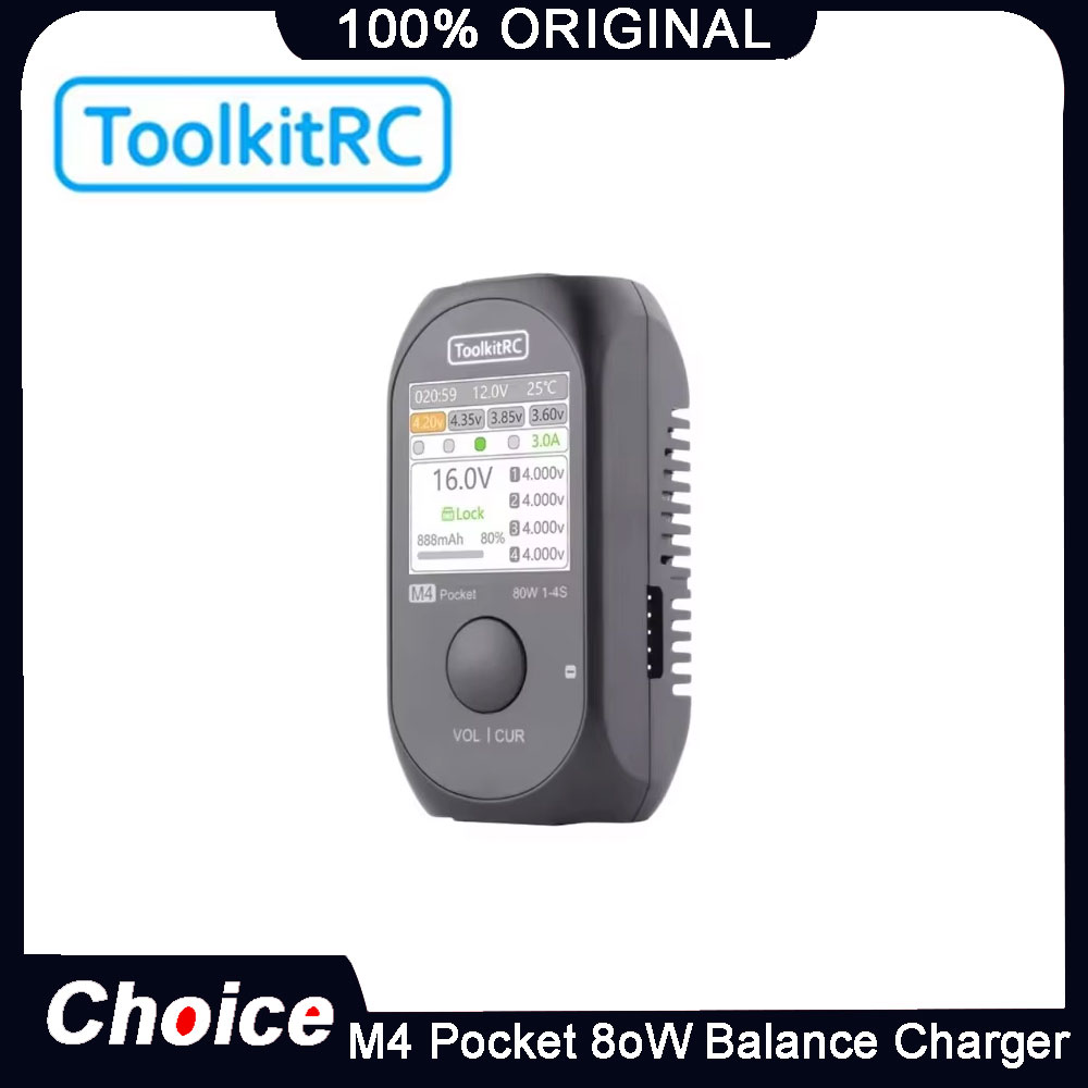 Drone Battery 4S - ToolkitRC M4 Pocket 80W Mini Şarj