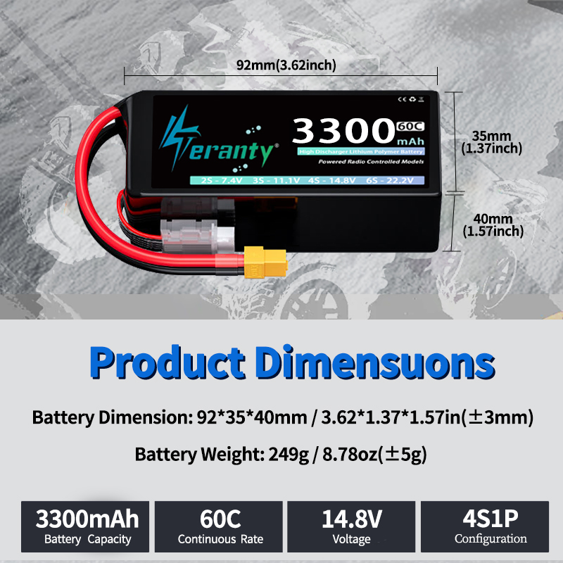 TERANTY 4S 3300mAh Lipo Pil 14 - Drone Battery Lipo incelemesi ve fiyatı